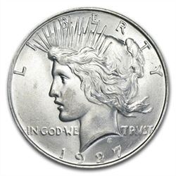 1927-D Peace Dollar - Brilliant Uncirculated