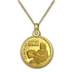 Israel Miriam Gold Necklace - AGW 0.0729 oz
