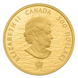 2013 5 oz Gold Canadian $500 - HMS Shannon &amp; USS Ch