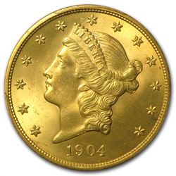 $20 Gold Liberty Double Eagle - MS-65 PCGS