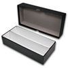 Image 1 : 2 X 2 Double Row - 4 1/2x2x10 - Black Coin Storage Box