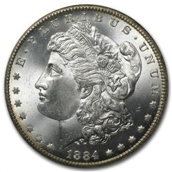1884-CC Morgan Dollar - MS-67 NGC