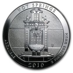 2010 5 oz Silver ATB Hot Springs PCGS MS-69 DMPL First
