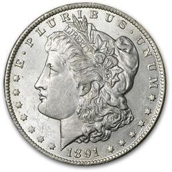 1891-CC Morgan Dollar - Brilliant Uncirculated