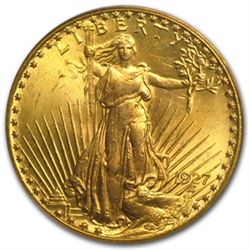 $20 Saint-Gaudens Gold Double Eagle - MS-65 PCGS