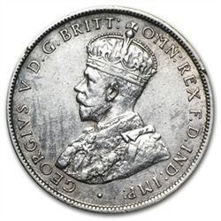 Australia 1917 Silver Florin EF