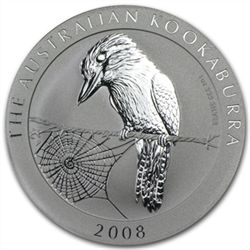 2008 1 oz Silver Australian Kookaburra