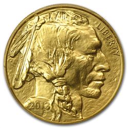2013 1 oz Gold Buffalo MS-70 PCGS (Black Diamond)