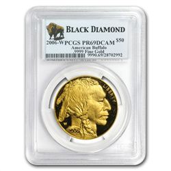 2006-2013 1 oz Gold Buffalo PR-69 PCGS Black Diamond 8-