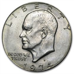 1974-D Eisenhower Dollar - Brilliant Uncirculated