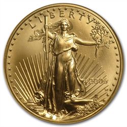 2006-W 1 oz Burnished Gold American Eagle MS-69 NGC