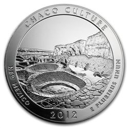 2012 5 oz Silver ATB - Chaco Culture National Park, NM