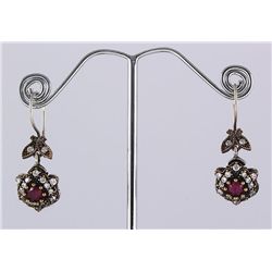 Natural Stone Antique Design Dangle Earring