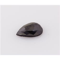 Moissanite Black Diamond Pear Cut 2.89 ct, 8.4x12.2mm