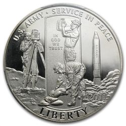 2011-S Army Half Dollar Clad Commem PR-69 DCAM PCGS