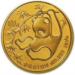 1 oz Gold Chinese Panda (Abrasions)