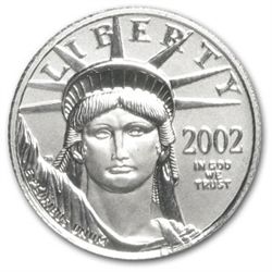 2002 1/10 oz Platinum American Eagle - Brilliant Uncirc