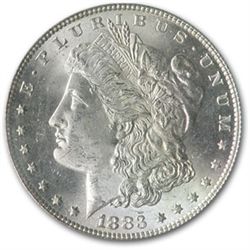 1883 Morgan Dollar - MS-63 PCGS
