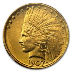 1907 $10 Indian Gold Eagle - MS-62 NGC First Year of Is