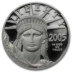 2005-W 1 oz Proof Platinum American Eagle PF-70 NGC