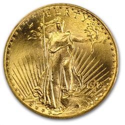 1915-S $20 St. Gaudens Gold Double Eagle - MS-66 PCGS