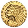 Image 1 : $5 Indian Gold Half Eagle - Almost Uncirculated