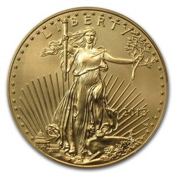 2013-W 1 oz Burnished Gold Eagle MS-70 PCGS First Strik