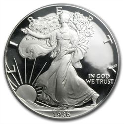 1986-S (Proof) Silver American Eagle PR-69 DCAM PCGS