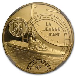 2012 1/4 oz Gold Great French Ships -The Jeanne D