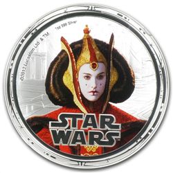 2012 Star Wars 1oz Silver $2 Niue Queen Amidala PF-70 U