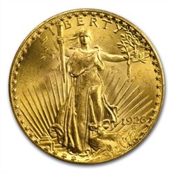 1926 $20 St. Gaudens Gold Double Eagle - MS-65 PCGS
