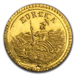 1884 Arms of California Fractional Gold Quarter Dollar