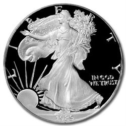 1989-S (Proof) Silver American Eagle PR-70 PCGS Registr