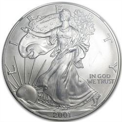 2001 Silver American Eagle - MS-69 NGC