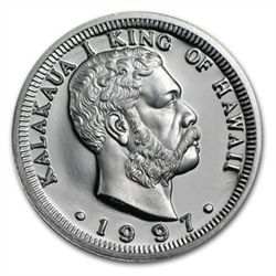 1997 1/2 oz Hawaiian Platinum King (Proof)