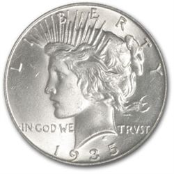 1935 Peace Dollar MS-63 PCGS