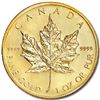 Image 1 : 2008 1 oz Gold Canadian Maple Leaf - Brilliant Uncircul