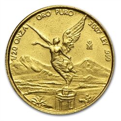 1/20 oz Gold Mexican Onza &amp;/or Libertad (Random Yea