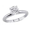 Image 1 : 0.25 ct Round cut Diamond Solitaire Ring, G-H, VS