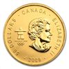 Image 1 : 2009 1 oz Gold Canadian Maple Leaf (Vancouver) - Olympi
