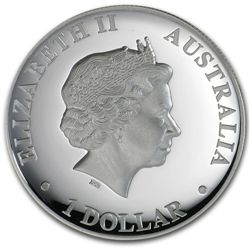 2013 1 oz Proof Silver Australian High Relief Kangaroo