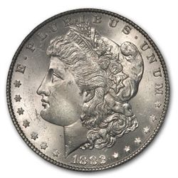 1882 Morgan Dollar - MS-64 PCGS