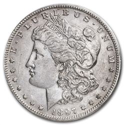 1897-O Morgan Dollar - Almost Uncirculated-58