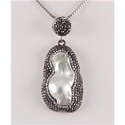Victorian Vintage Mother of Pearl Pendant