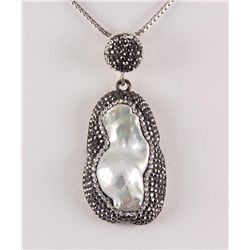 Victorian Vintage Mother of Pearl Pendant