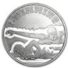 Image 1 : 1 oz Swimming Silver Round (w/Gift Box &amp; Capsule)