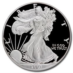 2007-W (Proof) Silver American Eagle - PF-70 UCAM NGC
