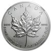 Image 1 : 1989 1 oz Silver Canadian Maple Leaf MS-68 NGC