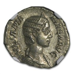 Roman Denarius Julia Mamaea (222-235AD) NGC Ch XF
