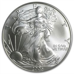2005 Silver American Eagle - MS-69 PCGS